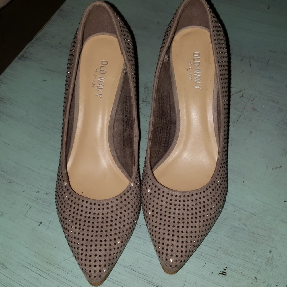sequence embellished pointed toes heels